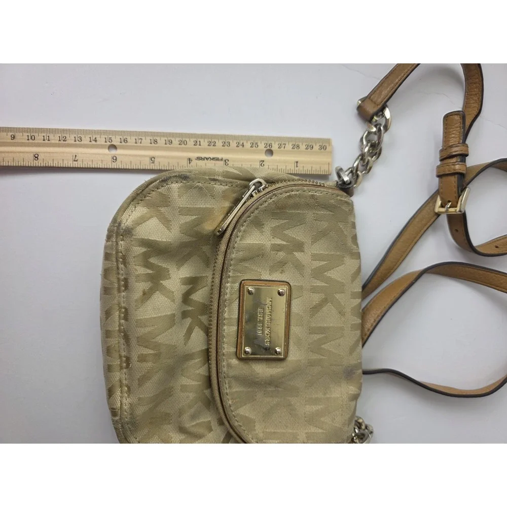 MICHAEL KORS Brown, Beige Crossbody Bag - Picture 14 of 14